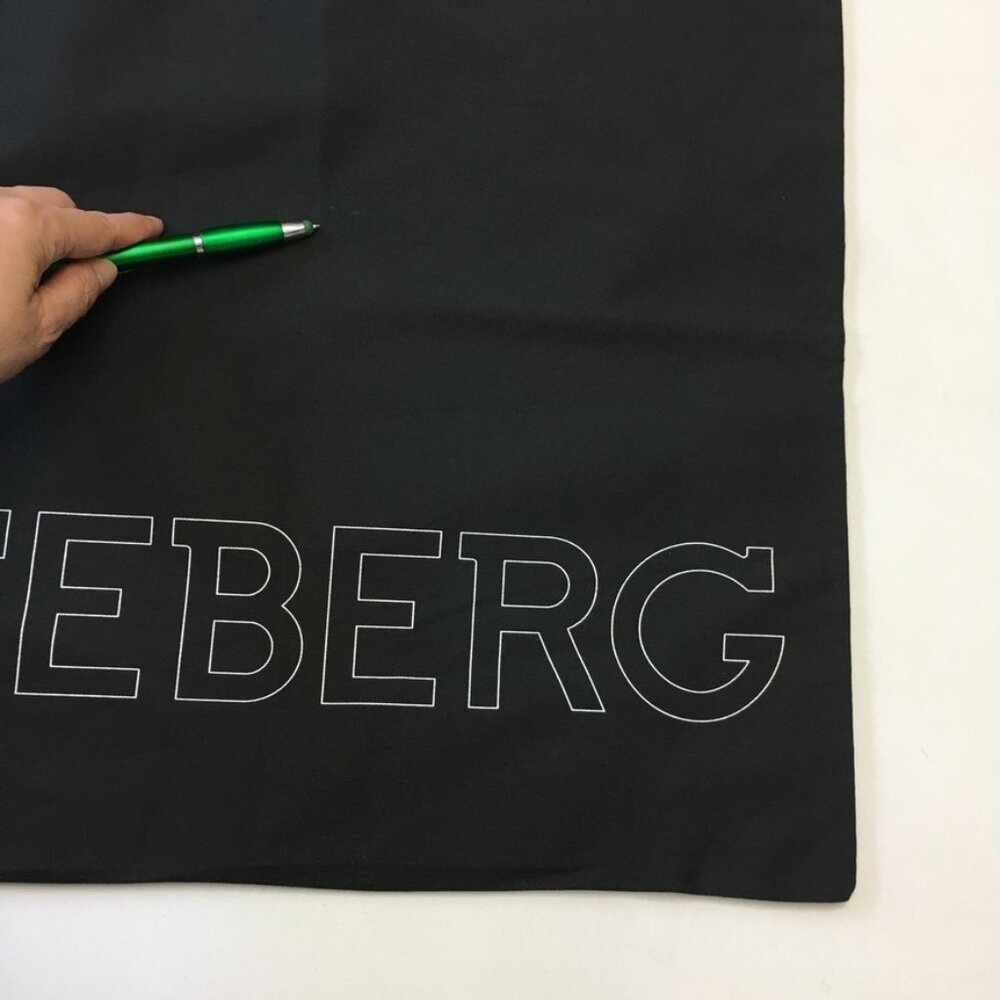 ICEBERG 20.5" x 20.5" Large Dust Bag for Handbag / Shoes / Clothings Black - Picture 7 of 11